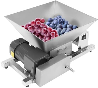 Elektrischer Obstzerkleinerer, Automatische Obstmühle aus Edelstahl zum Zerkleinern von geschälten Obstwürfeln, 4L/1,06Gal Brotzerkleinerer