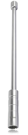 Kadryxon Zündkerzenschlüssel Magnet Universal Flexibel Zündkerzenschlüssel Satz Werkzeuge zum Entfernen von Zündkerzen (Langer Griff-14 mm)