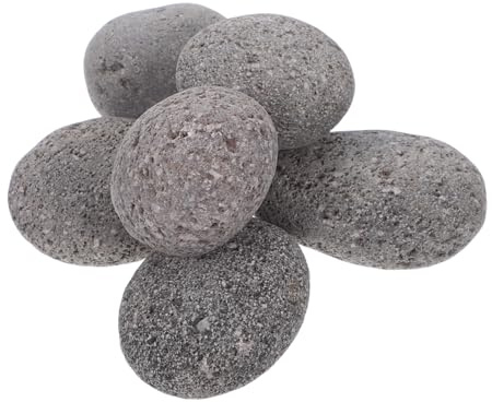 DECOMELODY Sacco di Pietre Laviche Naturali per Focolare Pietre Laviche Riutilizzabili per e Barbecue Decorazione Resistente per Interno ed Esterno Accessori per Tavolo da e Paesaggistica