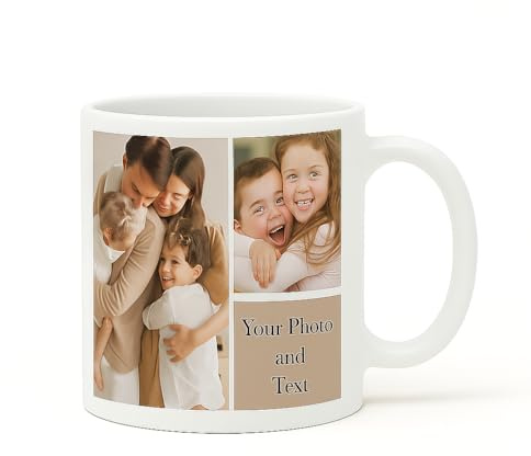 Pet-Jos Mug personnalisé avec photo - Créez votre propre tasse photo, personnalisez les tasses avec votre propre photo, tasse photo avec texte personnalisé, créez votre propre tasse personnalisée, 330