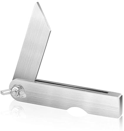 Goniometro, Goniometro scorrevole a T con calibro a T, mini smussatura da 4 pollici, angolo regolabile for smussatura da carpentiere, for la lavorazione del legno