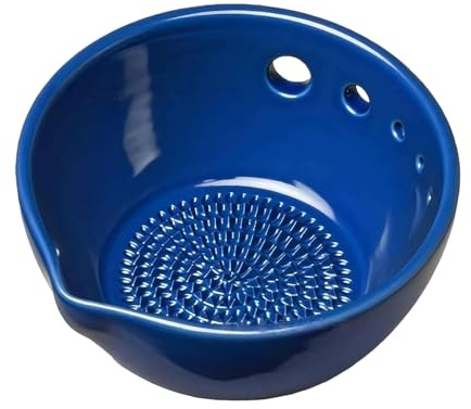Rallador de ajo de cerámica, plato rallador para alimentos, tazón de molinillo de jengibre para ajo, jengibre, cúrcuma, queso, cocina, restaurante, preparación de alimentos, catering