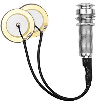 Acoustic Guitar Pickup Adhesive Instrument Transducer with 1 4 Inch Jack for Violin Mandolin Ukulele Portable No Battery Driven Professional Noise Reduction Reusable Easy Installation