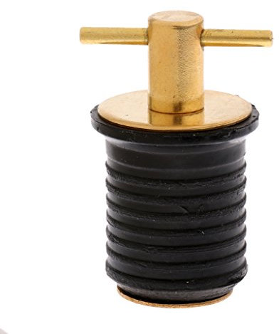 MagiDeal Boot Lenzstopfen Verschlussstopfen Bilgestopfen 24mm aus Messing Gummi