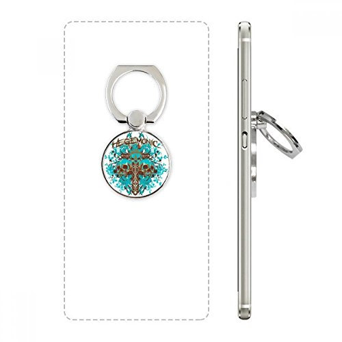 DIYthinker Graffiti Street Blue Black Skull Cell Phone Ring Stand Holder Bracket Universal Smartphones Support Gift