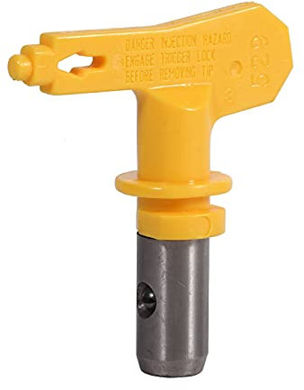 Airless Düse, Haofy Gelbe Airless Spritzpistole Düse Farbspritzpistole Tipp, Reversibel Luftlos Spritzpistolendüsen für Latexfarben, Dispersionen, Rostschutzfarben, 529