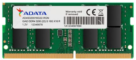 ADATA AD4S320016G22-SGN módulo de Memoria 16 GB 1 x 16 GB DDR4 3200 MHz