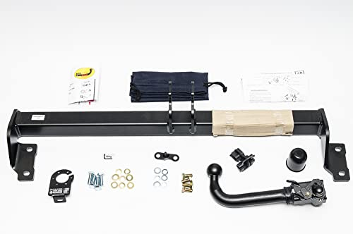 AUTO-HAK Gancio di traino completo estraibile orizzontale compatibile con TOYOTA RAV4 II 08.2000-02.2006 + universale kit elettrico 13 poli