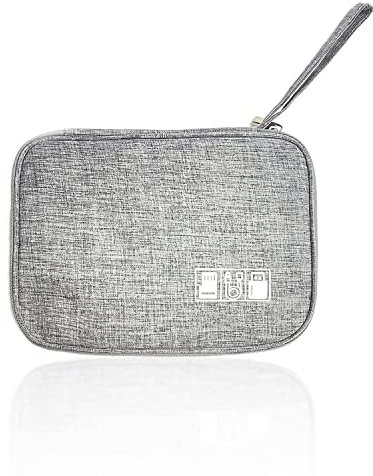 1 Piece Portable Waterproof Electronic Accessories Storage Bag, Double Layer Travel Gadgets Bag for Cables, Chargers, Power Banks, Headphones, etc.