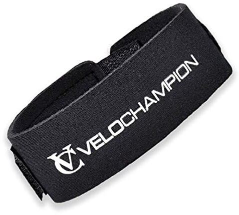 VeloChampion Banda de Chip de Cronometraje - Banda Elástica para el Tobillo, Brazalete AnkleBand para Chip - Banda Porta Chip de Triatlón, Natación, Ciclismo, Correr y Otros Deportes