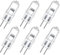 LedWekei Bombillas halógenas G6.35, bombilla de 24 V, 250 W, bombilla de cápsula transparente de 2 pines, bombillas de luz blanca cálida regulables de 2700 K (paquete de 6)