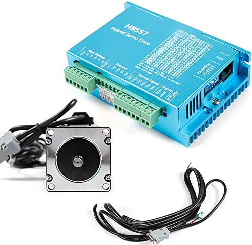 Digitaler Schrittmotor-Treiber Digital Microstep Driver 3.6NM Nema 23Closed Loop Hybrid Stepper Motor 2-Phase Servo Motor Driver HBS57