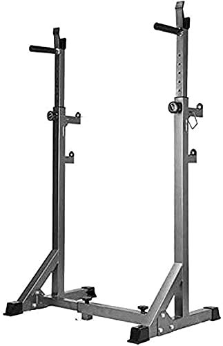 Mecmoc Barbell Rack Squat Stand Bench Press Rack Barbell Stand Weight Lifting Rack Gym Family Fitness Squat Rack Adjustable Power Rack Multi Function Ba