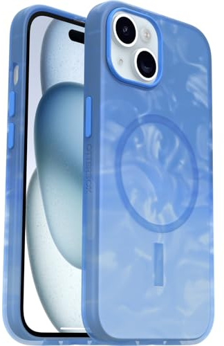 OtterBox Slim & Sturdy Series skal för Apple iPhone 15 med MagSafe, stöttåligt, fallsäkert, supertunt, skyddande skal, testad till militärstandard, Berries N Cream