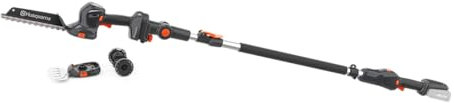 Husqvarna Aspire S20-P4A - Forbici per erba e arbusti a batteria con prolunga, 18 V (con prolunga, senza batteria e caricatore)