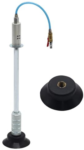 Gungtj Extractor de abolladuras neumático, removedor de abolladuras de ventosa, kit de aire de reparación de carrocería de coche, mantenimiento eficaz de abolladuras de puerta automotriz, diseño