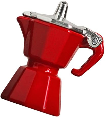 Vaguelly Mini Coffee Machine Model Toy Micro-scene Adornment for Dollhouse Accessories Miniature Kitchen Appliances for Dolls House Scale