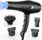 Dekuri Secador Pelo Profesional, Secadores Iónico Cabello Sin Encrespamiento, Hair Dryer con Difusor y Boquillas, 3 Temperaturas y 2 Velocidades para Mujeres y Hombres, Secado Rápido Salón