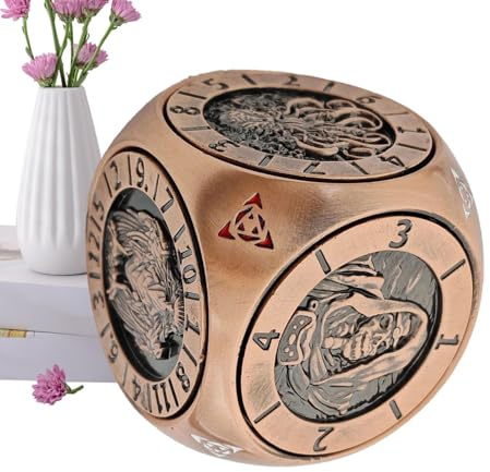 Game Metal Role Playing Game Portable Role Play Spinner Multifunctional for Pen and Paper Role Playing Board Games Party Family