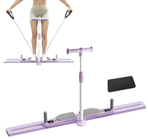 KZARYVEXIS Machine à Ski pour Abdomen et Plancher Pelvien, Entraîneur de Pilates à Domicile pour Femmes, Appareil Fitness Multifonction, Sport Maison pour Abdominaux, Cuisses, Fessiers, Perte de Poids