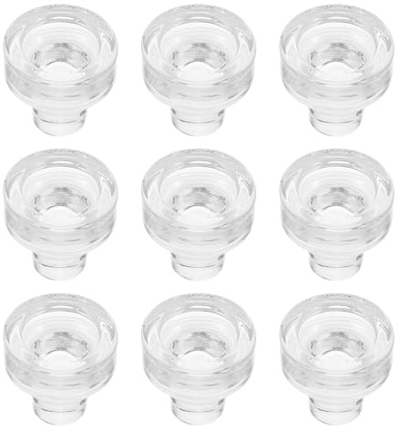 SEWACC Tapones para Botellas de Vino y Cerveza de Vidrio Diseño en Barra T Sellado Hermético 10 Piezas para Manualidades y Conservación de Bebidas