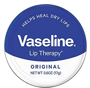 Vaseline - Balsamo per labbra Therapy, originale, barattolo da 0,6 once (confezione da 3)