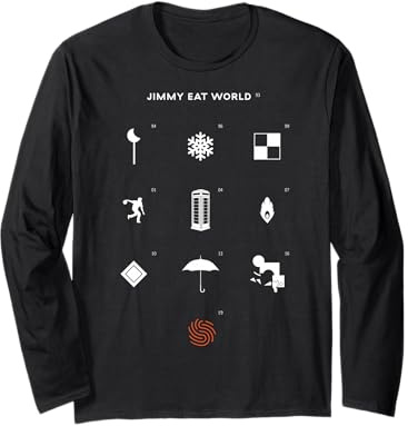 Jimmy Eat World - Surviving Icons - Official Merchandise Long Sleeve T-Shirt