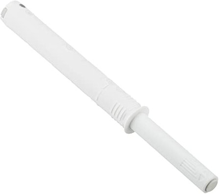 1 pieza SOTECH Amortiguador de puerta K-Push Push-To-Open con Punta de goma (recorrido de expulsión: 37 mm) Blanco para Bisagras de Muebles con Resortes Amortiguador de puerta de mueble