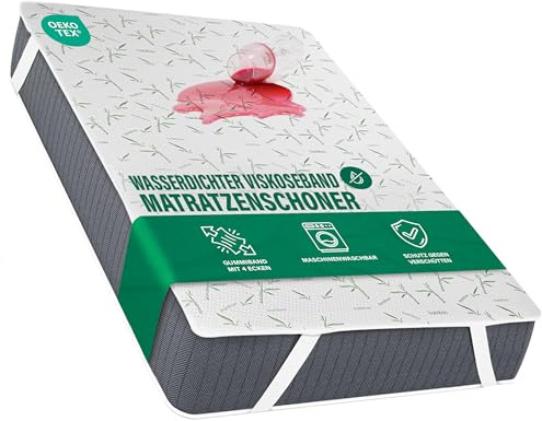 Utopia Bedding Matratzenschoner 180 x 200 x 30 cm Wasserdicht, Weiche Viskose, Mit Elastisch Eckbändern, Oeko-TEX Zertifiziert Matratzenauflage Atmungsaktive, Matratzenschutz