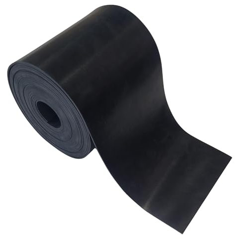 diconfa PROFILINE Gummistreifen EPDM 200mm 20cm breit - Dicke 1 bis 10mm - LÄNGE 0,05 bis 10m - Auswahl: 1100mm (110cm) lang, 1mm stark - sehr geruchsarm Gummimatte Außen UV-stabil wetterfest