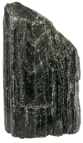 KYEYGWO Natürlicher Grüner Turmalin Stein Unregelmäßige Turmalin Rohstein Kristalle Mineral Stein Specimen Edelstein Reiki Heilung Kristall Feng Shui Dekoration, 101g-200g