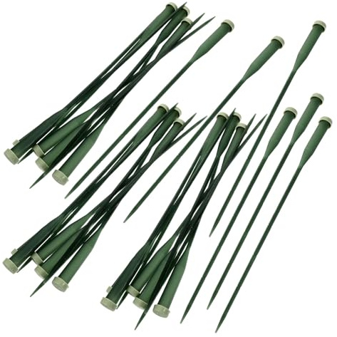 DOITOOL 12 Inch Floral Water Tubes with Caps for Orchid Grafting Stem Hydration Tubes Flower Water Extension Rods for Weddings Parties Home Decor