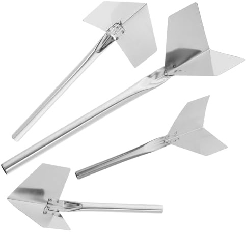 Toddmomy 4 pièces Truelle Angle Acier Inoxydable pour Enduit Outil Polyvalent pour Polissage et Lissage des Coins de Cloisons Sèches Finition Rapide et Précise Kit avec Grandes et Petites