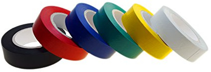 6 Rollen baytronic PVC Isolierband 15mm x 10m