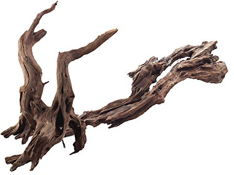 Amtra Legno Ikebana taglia M - 20/30 cm, decorazione in legno per acquario fatto a mano, tronco naturale ornamentale, accessorio arredo decorativo per acquari