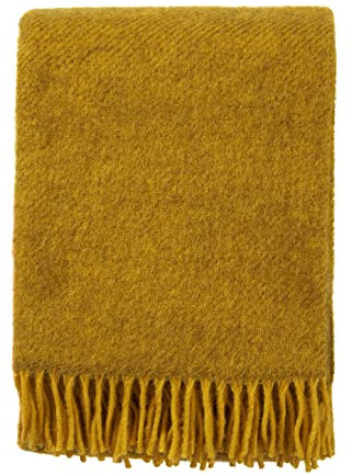 KLIPPAN Melierte Wolldecke