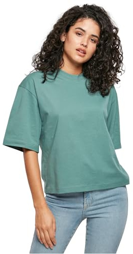 Urban Classics Ladies Organic Oversized Tee, paleleaf, M