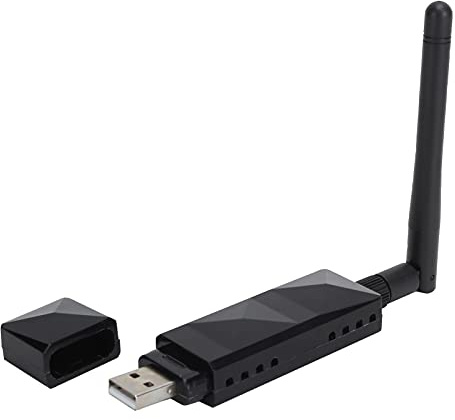 PUSOKEI USB WiFi Adapter für PC, Wireless Network Adapter mit 2DBI Antenne, Laptop/Desktop/TV Wireless Netcard für XP/7/8/10 - für BlackBerry System/Linux/Kali/Ubuntu