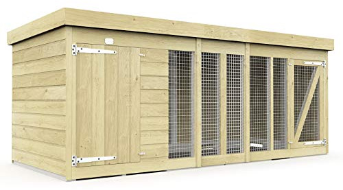 Total Sheds 10ft x 4ft Dog Kennel Fast & Free 5-7 Day Delivery
