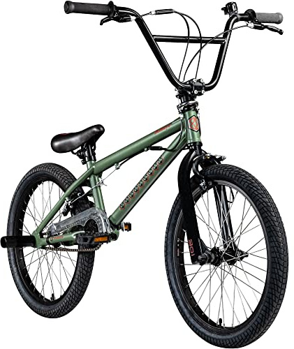 Bullseye Project 301 BMX für Mädchen Jungen 145 cm mit 2 Pegs und 360° Rotor, Einsteiger Fahrrad 20 Zoll Kinder Jugendliche Unisex mit Bremsen und Kettenschutz