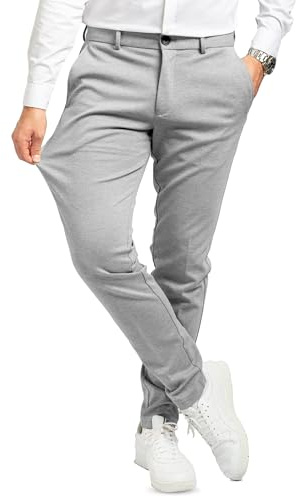 Performance Pants Chino Hose Herren Stretch Slim Fit | Sommerhose Anzughose