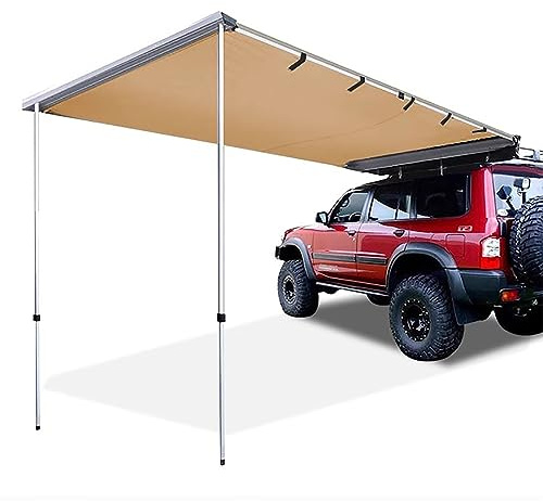 Bärbar Biltält Campingpresenning, Utfällbar Sidoförtält för Utomhusbruk, Mångsidig Bilförtält Campingbil(Size:200x300cm/6.6x9.8ft)