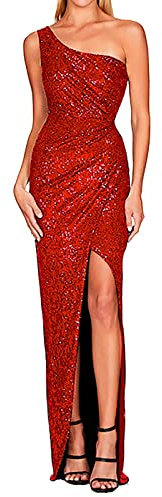 Cocila Vestito Lungo Donna Fucsia Abito Nero Corto Elegante Cerimonia Bambina Rosa Vestito Maniche Sbuffo Modelli Vestiti Donna Lunghi Cerimonia Offerte del Giorno Lampo (Rd2, XXL)