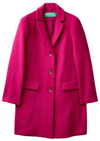 United Colors of Benetton Abrigo 2u62dn062, Violeta, 36 para Mujer