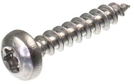 SECCARO Lot de 250 vis à bois à tête bombée 4 x 20 mm en acier inoxydable V2A VA A2 avec filetage complet, TX/six pans creux