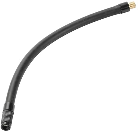 Motoforti Tubo De Extensión Universal Para Inflador De Neumáticos 1 Pc | Negro, 26Cm / 10.24 Pulgadas, Rosca M8X0.8, OD 10Mm, Conexión Rápida