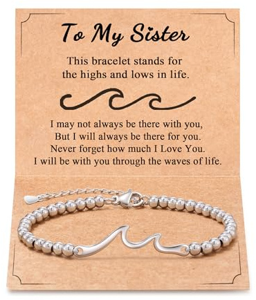 Tarsus Gifts for Sister, Birthday Sisters Gifts from Sister Bracelets Jewelry for Women Christmas Mothers Day