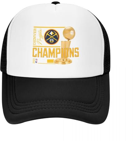 Atmungsaktiv Mesh Baseball Kappe Sporthut Denver Champions Nuggets Baseballkappe modische Strandhüte für Männer und Frauen