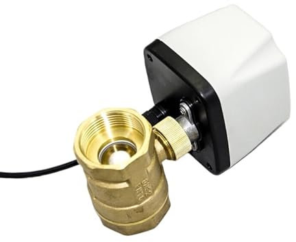MPYJDTOI 1/2 3/4 1 2 elektrische Kugelhahn AC220V 3 Draht 2 Punkt Steuerung Messing Motorisierte Kugelhahn 220VAC 24VDC 12VDC 24VAC(1-1/4,220VAC)
