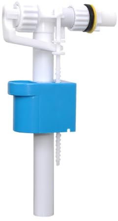 WUUKEPSG Cistern Fill Valve for 26Cm Toilet Cistern, Toilet Cistern Bottom Entry Inlet Flush Valve,G1/2 Plastic Fill Valve Toilet Cistern Flush Push